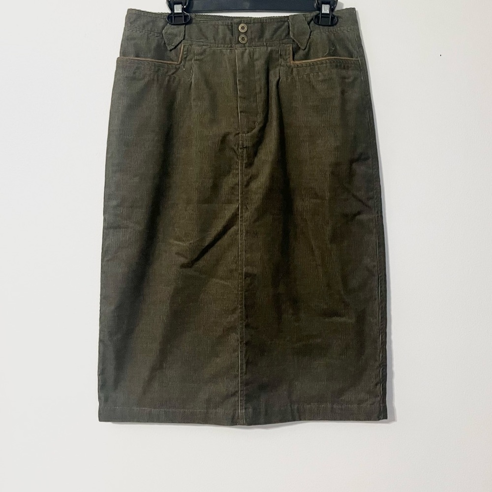 Columbia River Resort Corduroy Modest Skirt Women’s Size 10